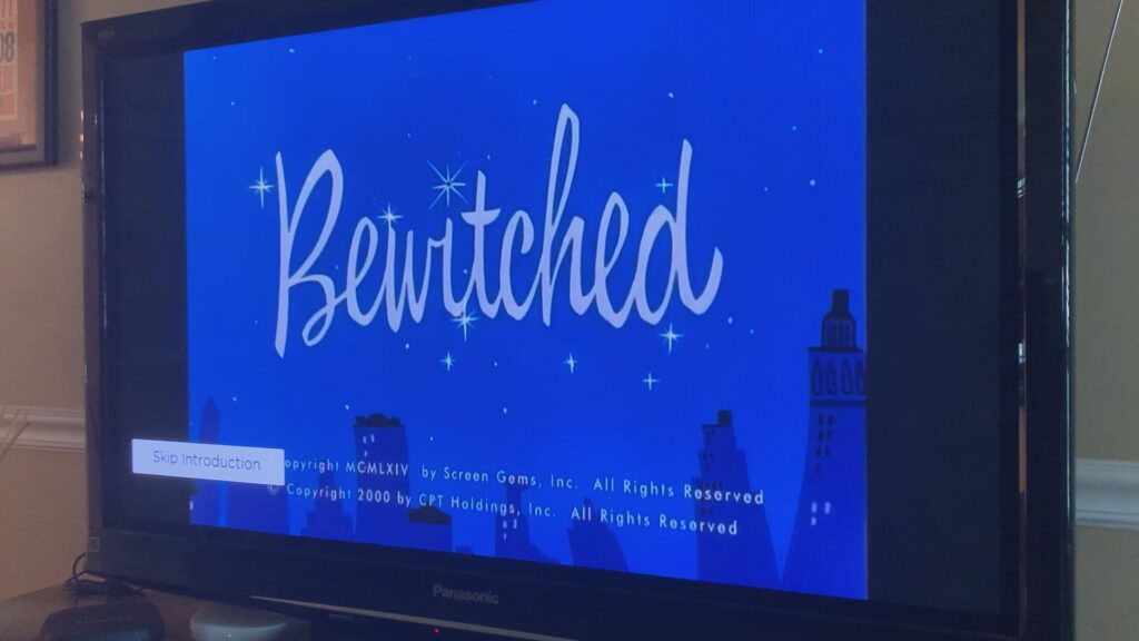 TV screen with Bewitched